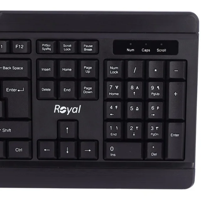 کیبورد و ماوس بی سیم رویال مدل RKM 830