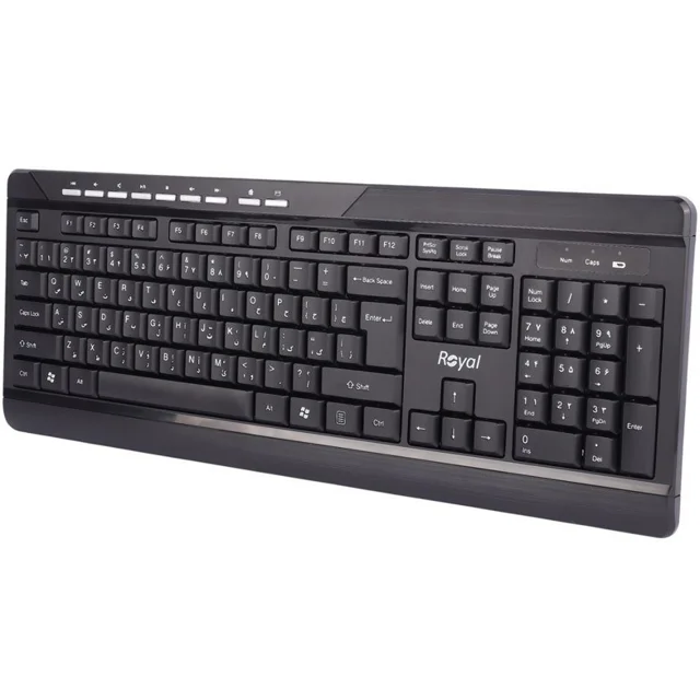 کیبورد و ماوس بی سیم رویال مدل RKM 830