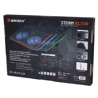 کول پد گیمینگ JERTECH STORM KL330 دو فن