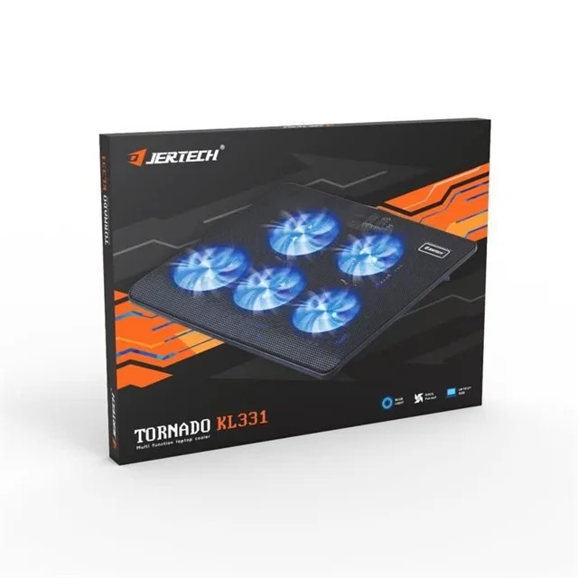 کول پد گیمینگ JERTECH TORNADO KL331 پنج فن