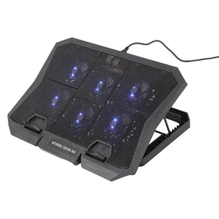 کول پد لپ تاپ X6B Pro Max مدل گیمینگ با فن خنک کننده و پایه قابل تنظیم