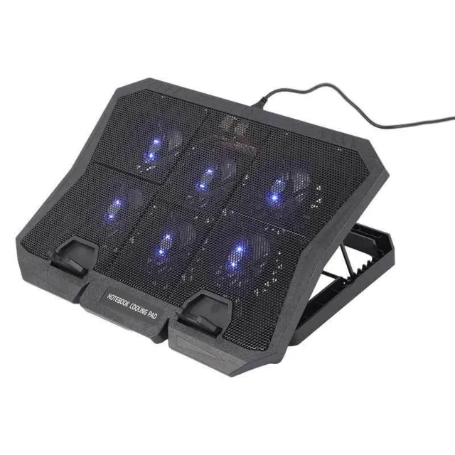 کول پد لپ تاپ X6B Pro Max مدل گیمینگ با فن خنک کننده و پایه قابل تنظیم
