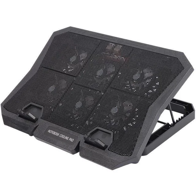 کول پد لپ تاپ X6B Pro Max مدل گیمینگ با فن خنک کننده و پایه قابل تنظیم