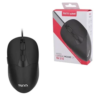 ماوس سیم‌دار برند تسکو مدل TM-210 با 6 کلید و دقت 3600 DPI